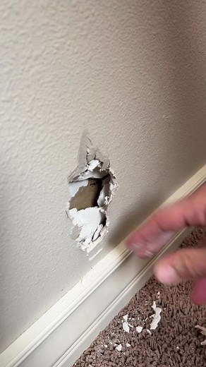 Dad fixes hole in kids bedroom 🐁🕳 | Justin Flom