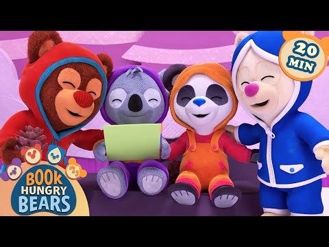 Bedtime Tales with the Bears! | Magical Moments with Book Hungry Bears | Full Episodes