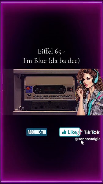 Eiffel 65 - I'm Blue (da ba dee) #1999 #eiffel65 #imblue #annee90 #90s #90smusic #nostalgia #nostalgic #nostalgie #musique #music #viral #pourtoi #popular #populaire #cassette #walkman #k7 #souvenir #europopmusic