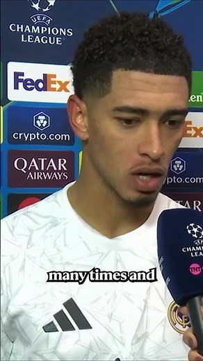 An honest post-match interview from Jude Bellingham following Real Madrid’s defeat to Liverpool 🗣