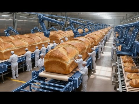 Inside a Modern American Bread Factory | Step-by-Step Production Process