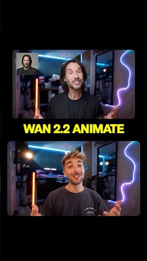 AI is getting crazy 🤯 WAN 2.2 Animate allows instant face swap #AI #aitools #aivideo #videoediting