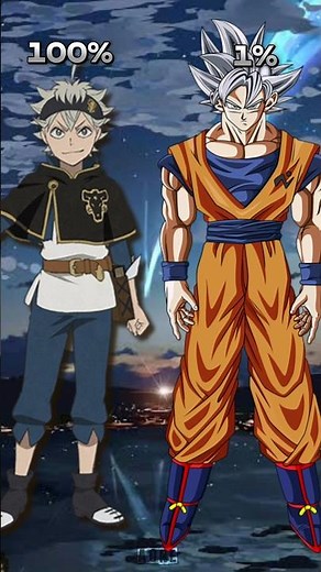 Asta Vs Goku mui.🔥 👑 🐐.