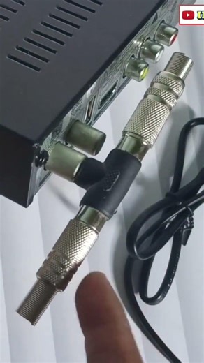 Cara sambung 1 antena untuk 2 set top box pakai konektor T #stb #tvdigital #tutorial