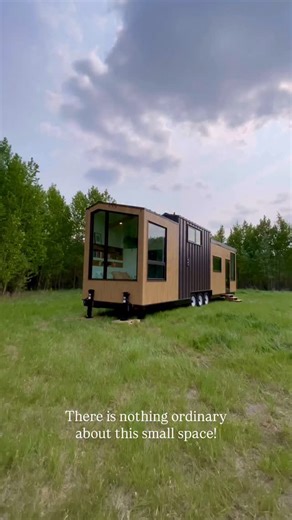 There is nothing ordinary about this tiny home on wheels! In 350 square feet we have packed a living room with high ceilings and sweeping windows, a fully functional kitchen with storage, a loft bedroom you can actually stand in, a spa bathroom including a soaker tub, laundry and a master suite surrounded in glass. This is our Halcyon 02 model; tiny home living at its finest! With full infloor radiant heat and a building science to support any climate, our homes are ready to go where you dream o