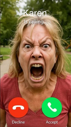 Crazy Karen Calls You Screaming from the Neighborhood Park! #shorts #karen