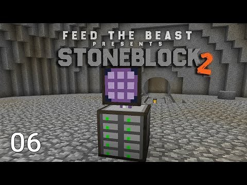FTB Stoneblock 2 Applied Energistics Inventory System