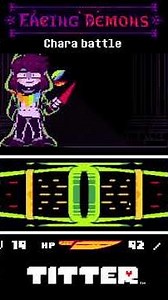 Facing Demons №1 | TITTER #undertale #facingdemons #chara #utau #undertaleau