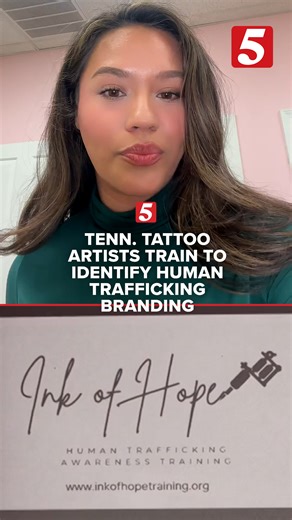 Tennessee’s new Ink of Hope law trains tattoo artists to recognize human trafficking branding and other warning signs — making it the first state in the nation to require this kind of training. | NewsChannel 5 Nashville