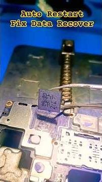 Redmi Note 10 Pro Auto restart Solution Via CPU Reball #deadmobile#mobile2service#Shorts#Cpufix#Reel