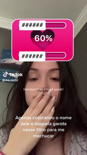 Testando o Filtro do Amor com Nomes