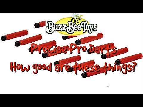 How good are Buzz Bee's Precise Pro darts? Nerf target shooting time!