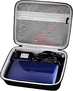 Case Compatible with Halo Bolt Portable Car Jump Starter 57720 58830 (Not for Halo Bolt Air), Storage Holder for Power Station 100 Wireless Laptop Power Bank & Jumper Cables - Box Only