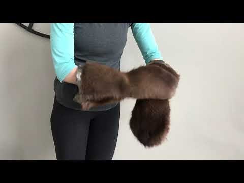 DIY Leather & Fur Hunting Gauntlet Mitts With Hidden Index Finger - Adult Sizes PDF Sewing Pattern