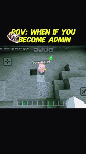 👑 When I Became Admin Everything Changed 😎🔥| Insane Power Moments #invincible#minecraft#shortvideo