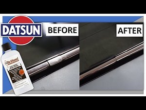 RESTORE YOUR CHROME TRIM ON YOUR DATSUN 280Z | How to refinish or refurbish your classic car trim!