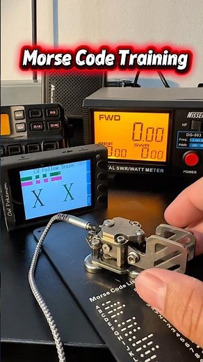 Morse code training #morsecode #hamradio #hobby #practice #train