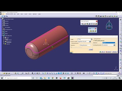 DRAFT COMMAND || CATIA V5 Tutorial || Part Design