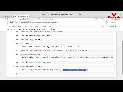 Basics of Tokenization in NLTK with example | NLP tutorial