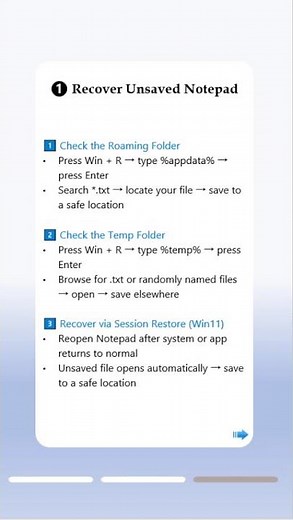📝 Recover Unsaved or Deleted Notepad(.TXT) Files - Easy Fix#notepad #txt #filerecovery