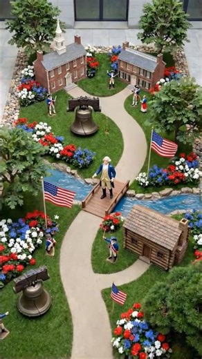 Building a Miniature American Revolution Garden 😱🕰️🌳