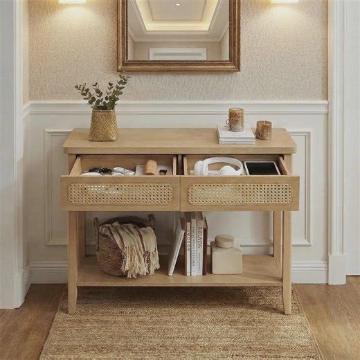 Wood Entryway Table - Etsy