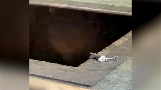 Man slips 45ft into 9\/11 memorial hole