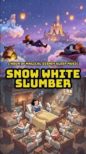 Disney Dreamscape ✨ Snow white and the seven dwarfs - Heigh Ho #sleepmusic #disney