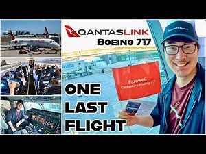 QantasLink Boeing 717 Final Flight - QF1511 Sydney to Canberra
