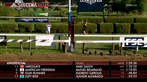 Amazing Race- 2016 Travers Stakes - Arrogate Arrogate is a Legend Horse. Despite having only four stakes race wins, the large purses for these wins made him the all-time leading money earner in North America. He father is a highly successful sire, with major winners including Breeders' Cup champions Arrogate, Forever Unbridled, Midshipman and Liam's Map. It let us know, If we want to become a Champion of owner, we have to cultivate horse start from pedigree. And now, let us review his Amazing Ra