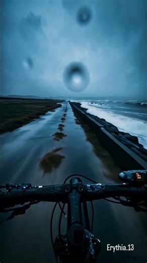 🌧️ Storm Ride: Cycling the Edge of the World | First-Person Adventure