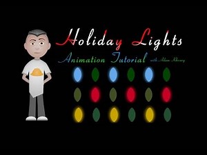 💻 #11 Christmas Lights Animation Tutorial 🎄
