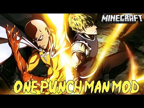 Minecraft One Punch Man Mod Review (Saitama, Genos, Sonic & More)
