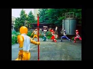 Dairanger: Kazu vs evil Dairanger