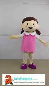 Lovely Girl Mascot Costume Character Design Company Custom Made Mascots