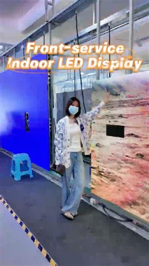 Front-mounted maintenance design LED display.#leddisplay #eagerled #eagerjudy #ledscreen #ledwall