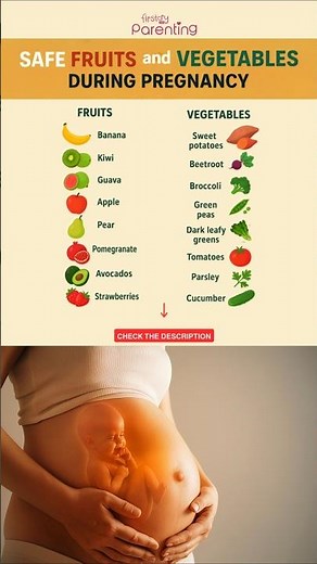 Safe Fruits And Vegetables During Pregnancy | Foods to Eat In Pregnancy