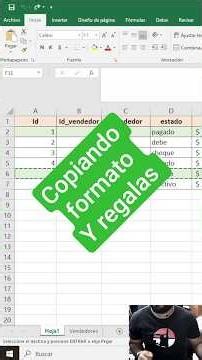 como copiar reglas del formato condicional para modificarlas #excel #exceltips #office #software
