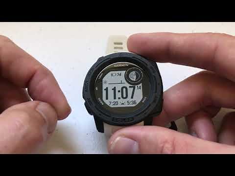 Garmin Instinct - Setting your Sleep Time (using Garmin Connect)