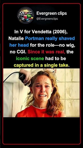 Natalie Portman Shaved Her Head for This Scene 😳 #movie