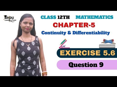 Ex 5.6 | Q.9 | class 12th Mathematics