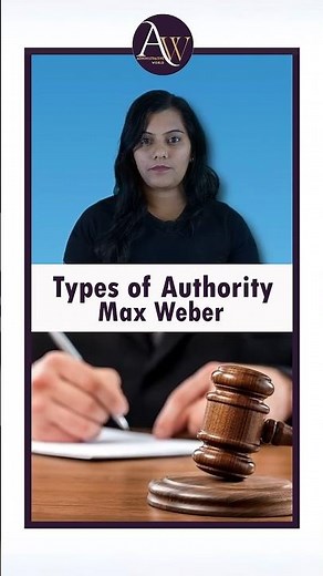Types of Authority by Max Weber || Traditional, Charismatic & Legal-Rational #publicadministration