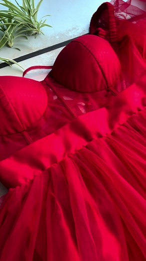 Packaging order 🎁 #dtdstudio #reddress #packaging #nepalidesigners