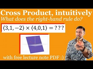 How to Use the Cross Product - Calc 3 / Multivariable Calculus Lesson & Examples