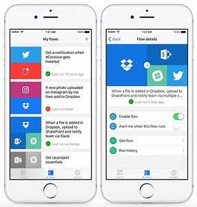 Microsoft Launches 'Flow' Workflow Service Management App for iOS