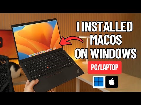 Install macOS on ANY Windows 11 AMD/Intel (VirtualBox)