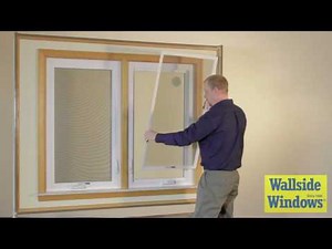 Wallside Windows Casement Window Screen Operation