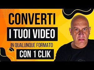Finalmente! CONVERSIONE ⚡️VIDEO GRATIS e facile