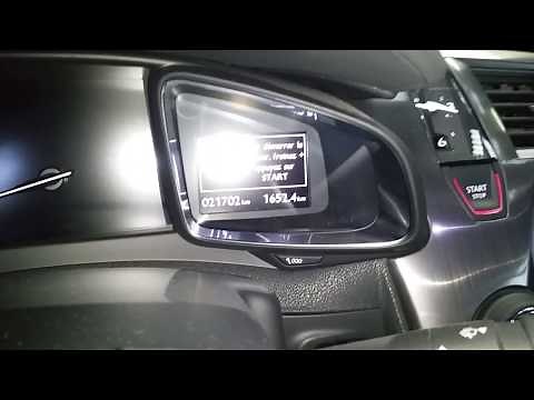 Remise à zéro de l'indicateur de maintenance Citroën DS5 (service light reset DS5)