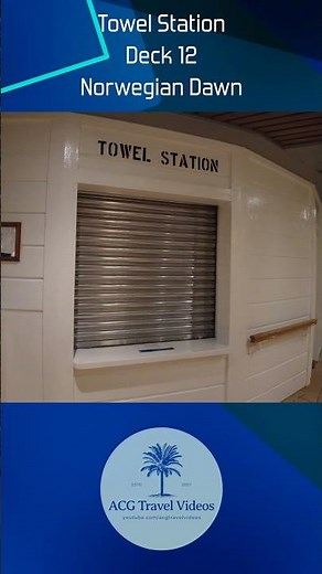 Towel Station - Deck 12 - Norwegian Dawn